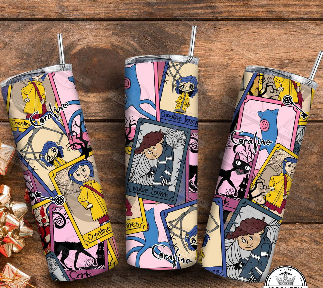 Coraline 20 oz tumbler