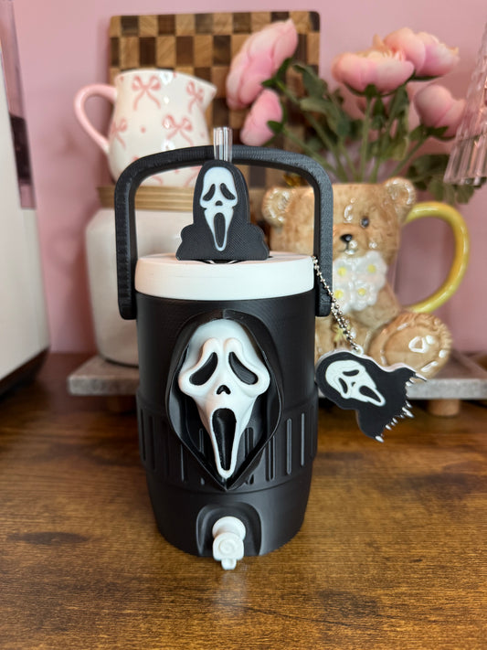 Ghostface 12 oz can holder koozie