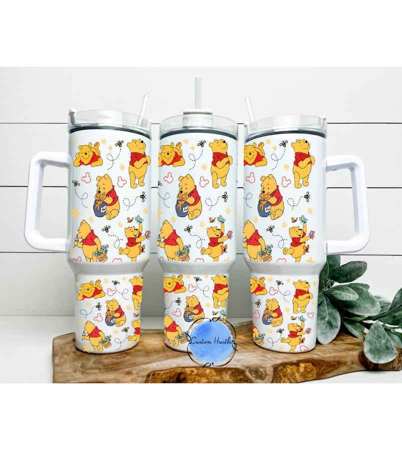 Pooh bear 40 oz Tumbler