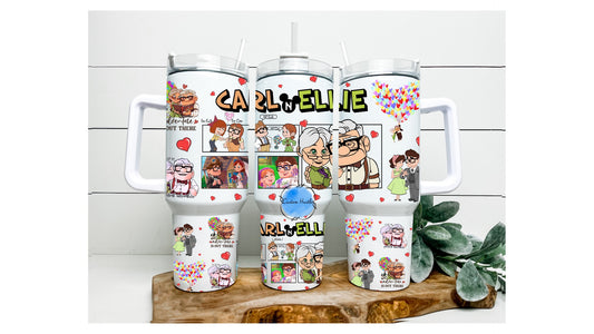 Carl & Ellie 40 oz tumbler