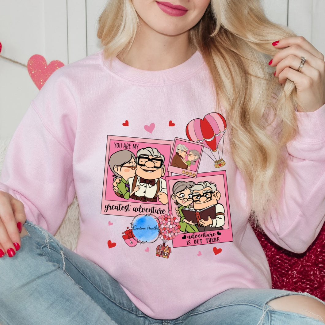 Up valentine crewneck