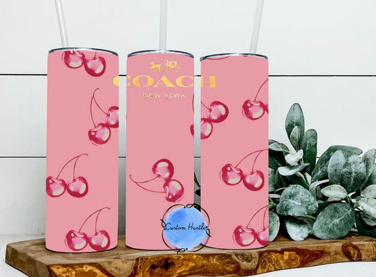 Cherry coquette 20 oz tumbler