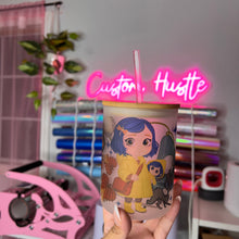 Load image into Gallery viewer, Baby coraline glass can mug
