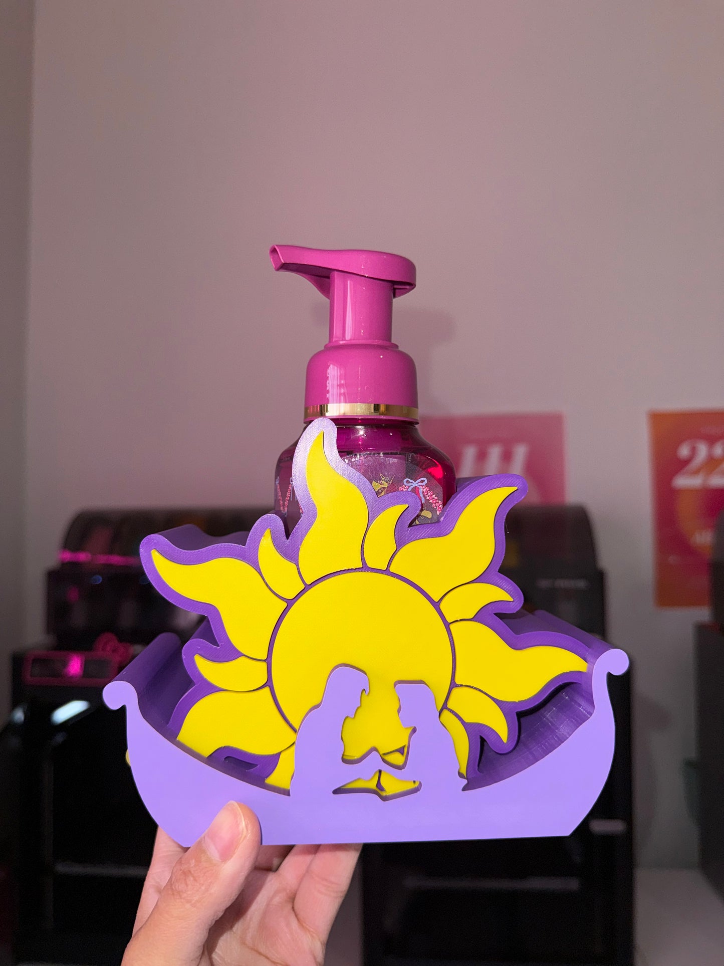 Rapunzel bath and body works soap holder