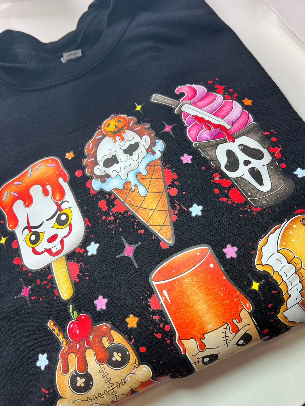 Horror popsicles crewneck