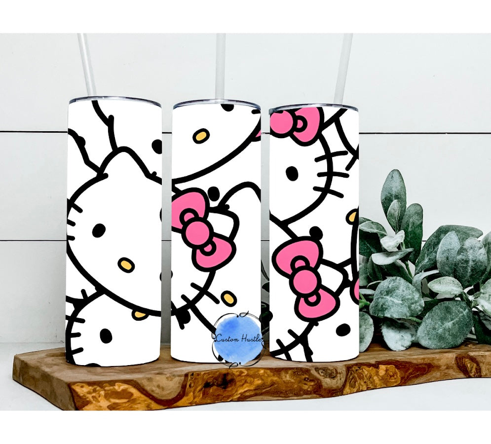 Kitty Faces Sublimation Print