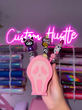 Load image into Gallery viewer, Glow in the dark ghostface pen/makeup brush holder
