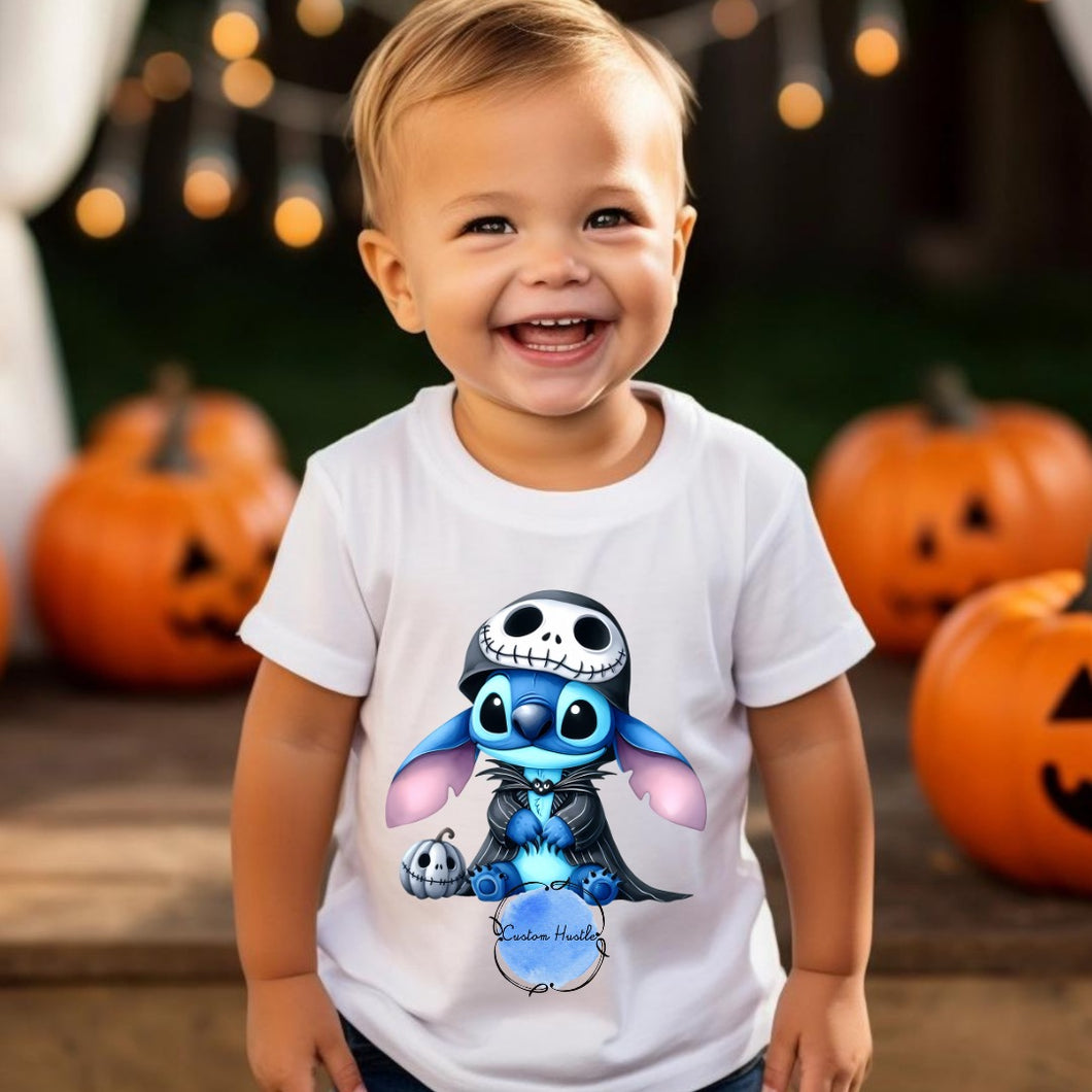 Stitch x Jack Halloween kids T-shirt