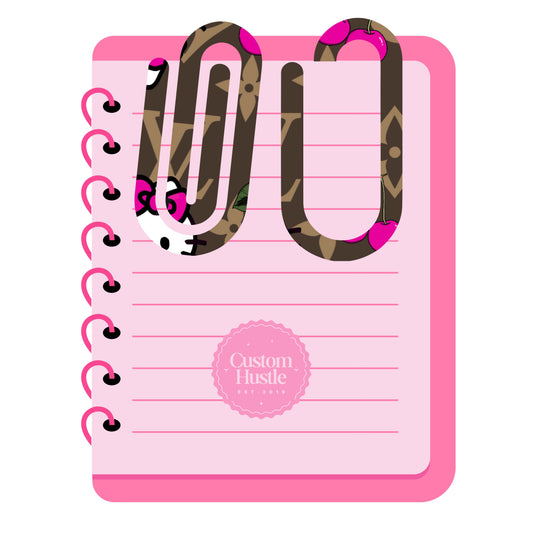 Bougie kitty paper clip / bookmark