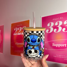 Load image into Gallery viewer, Stitch x Jack glass can mug
