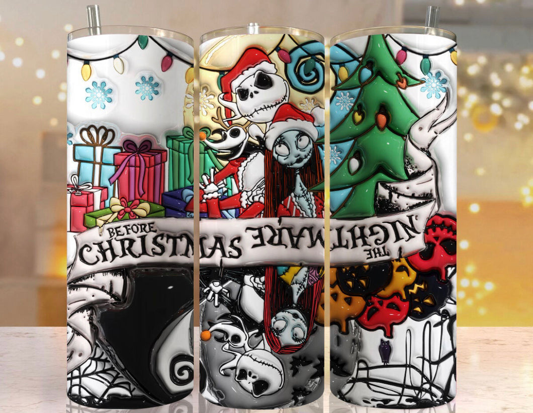 NB Christmas 3D Tumbler