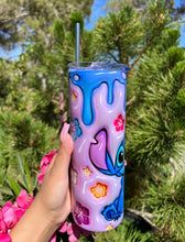 Load image into Gallery viewer, Viral Stitch 3D glow in the dark 20 oz tumbler
