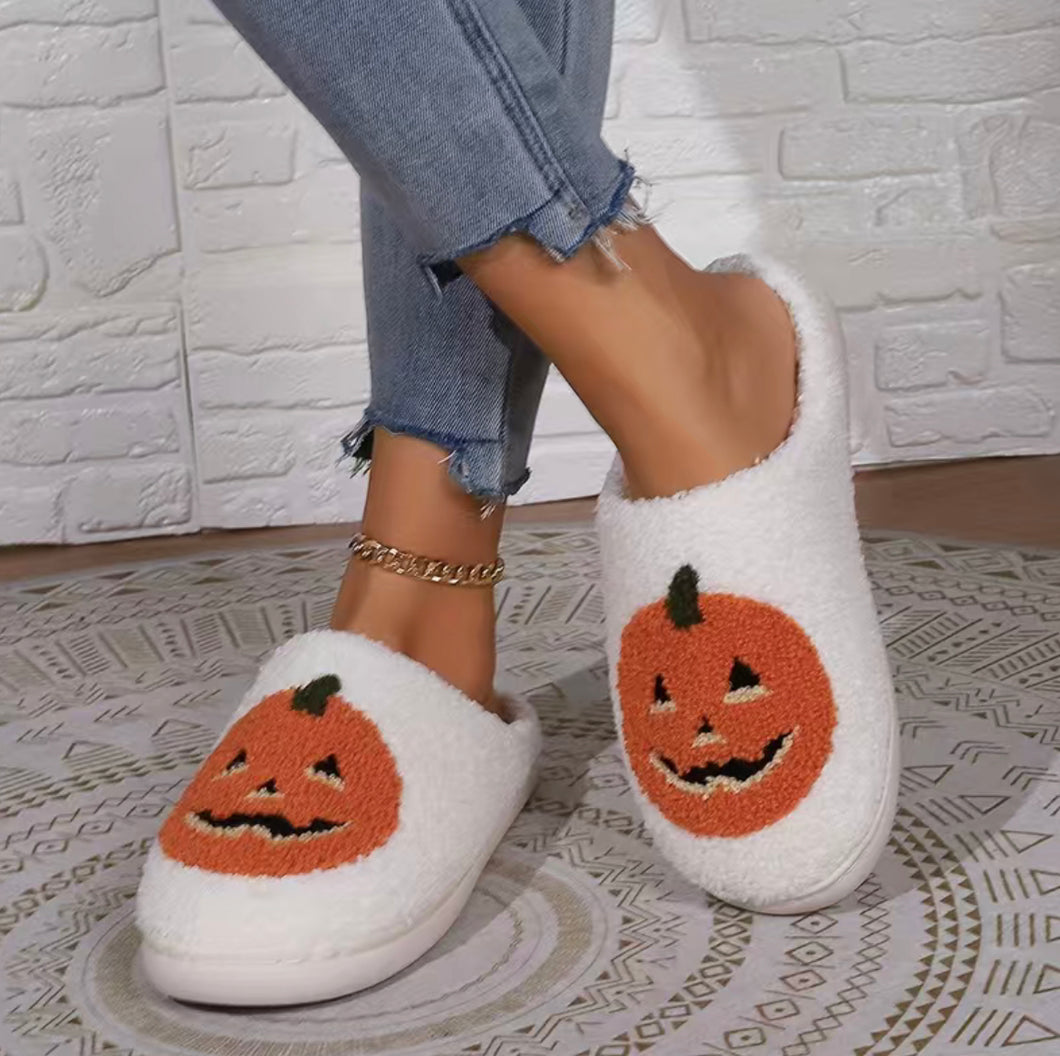 Pumpkin slippers