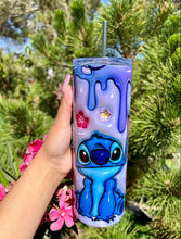 Load image into Gallery viewer, Viral Stitch 3D glow in the dark 20 oz tumbler
