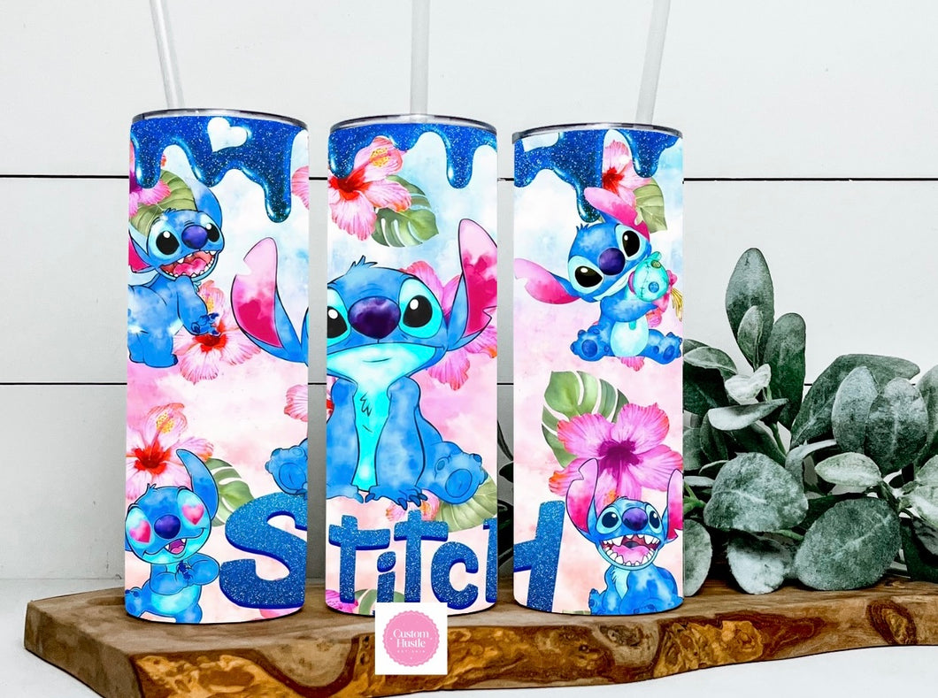 Stitch 2.0 glow in the dark 20 oz tumbler
