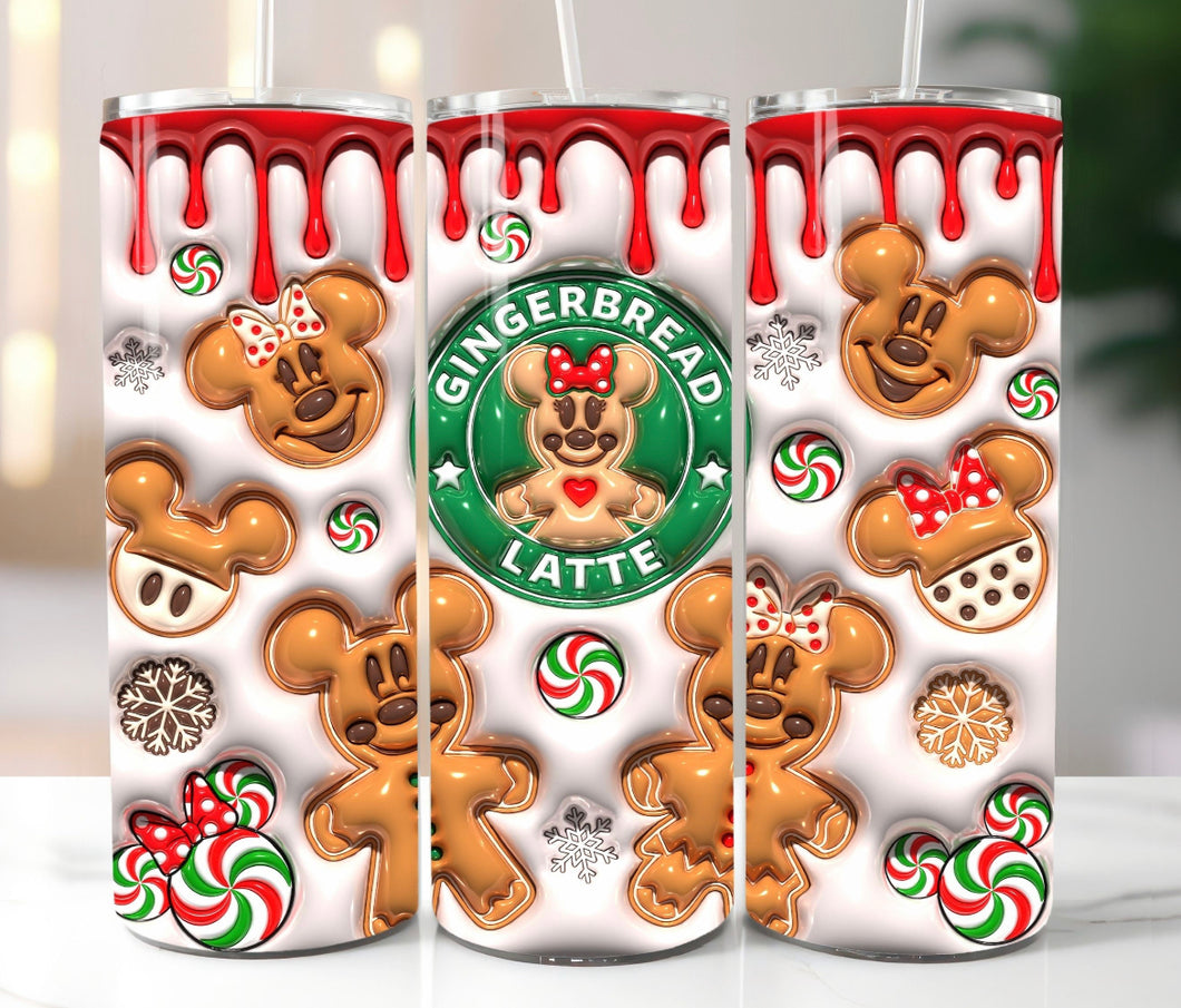 Ginger Latte 3D Tumbler