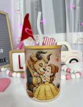 Load image into Gallery viewer, Beauty &amp; beast glass can mug
