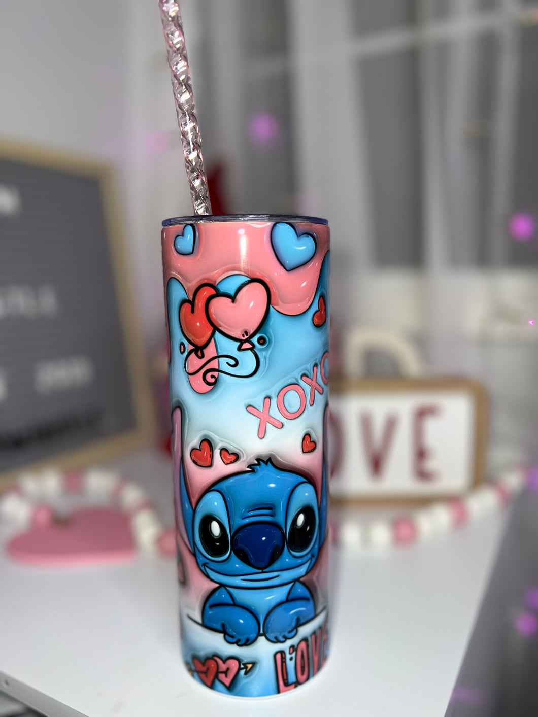 Alien Valentines 3D Tumbler