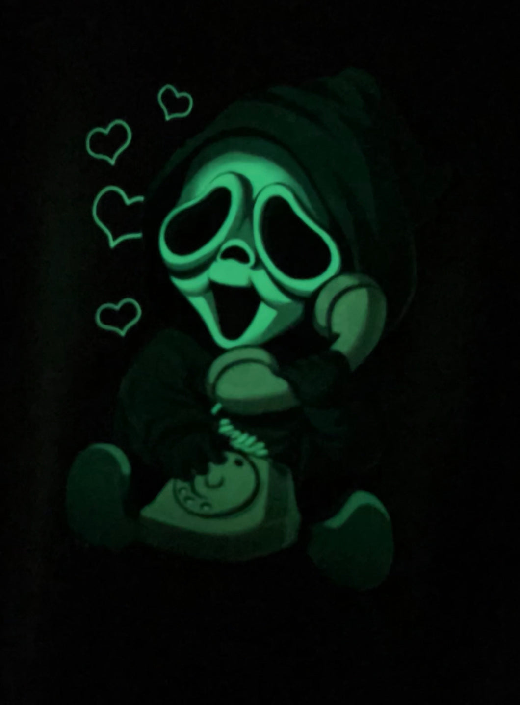 Glow in the dark baby ghostface crewneck