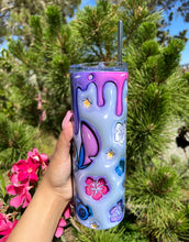 Load image into Gallery viewer, Viral Stitch 3D glow in the dark 20 oz tumbler
