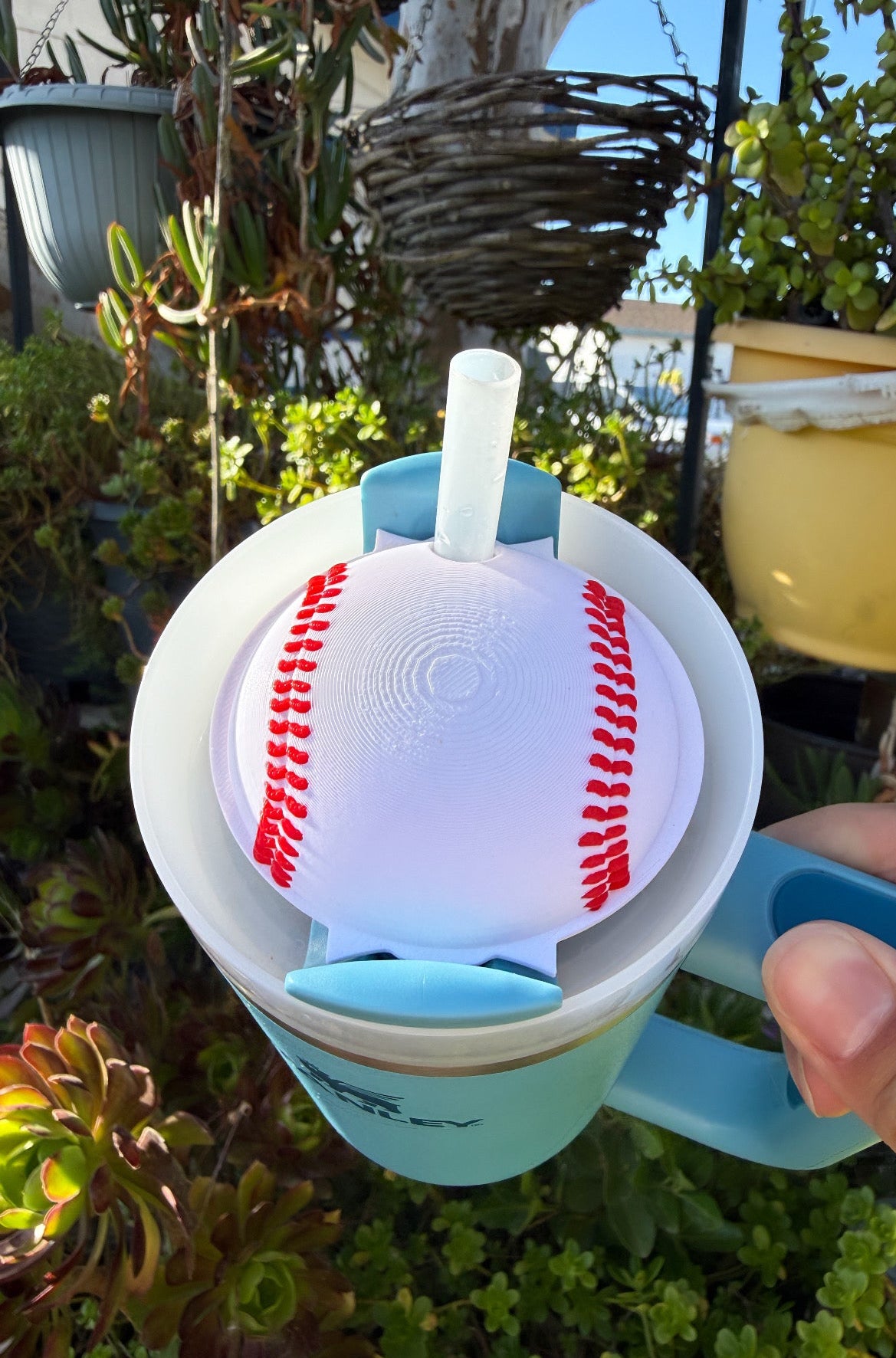 30 oz Stanley baseball topper