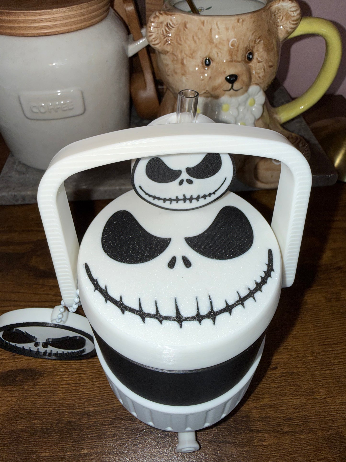 Jack Skellington can holder koozie