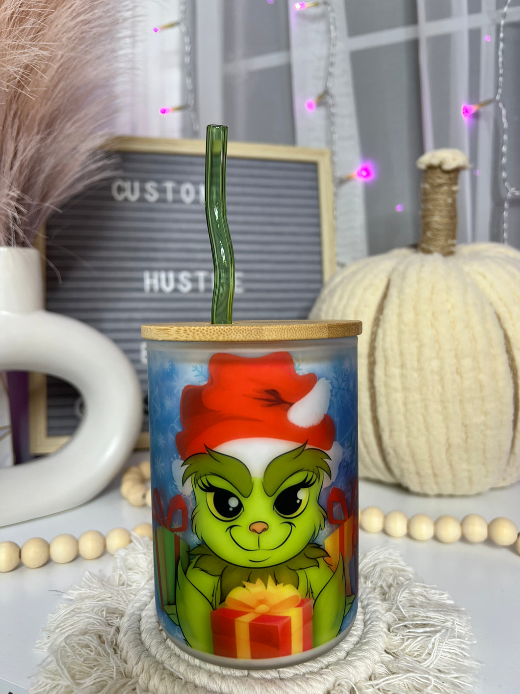 Baby Grinch Frosted Mug