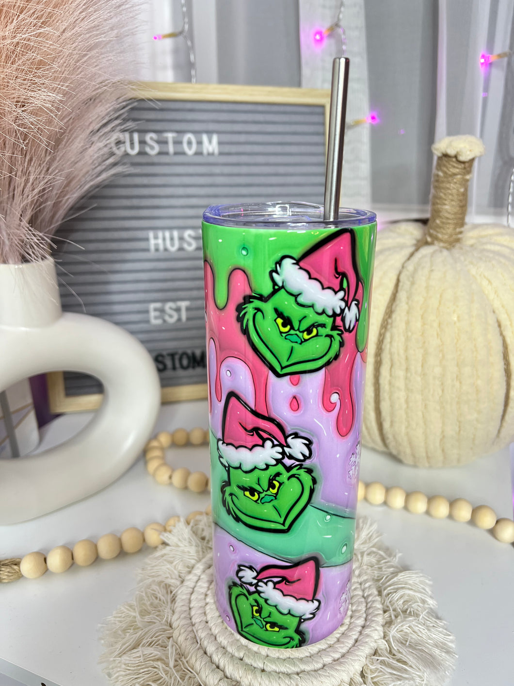 Grinchmas 3D Tumbler