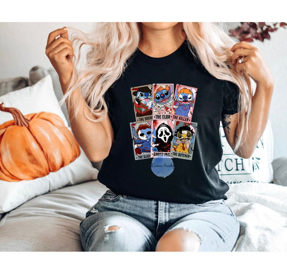 Alien  Tarot Cards T-Shirt