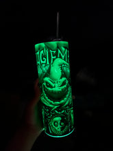 Load image into Gallery viewer, Glow in the dark boogie man 3D tumbler
