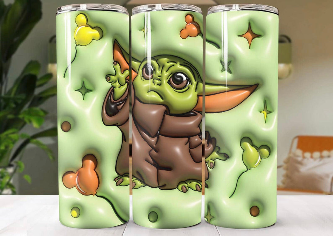 Baby Yoda 3D Tumbler