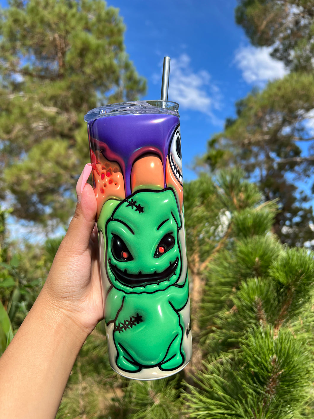 Glow in the dark Baby Oogie 3D Tumbler