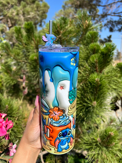 Lattes alien 3D Tumbler